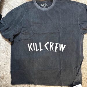 New With Tags Kill Crew Unisex Black T-Shirt